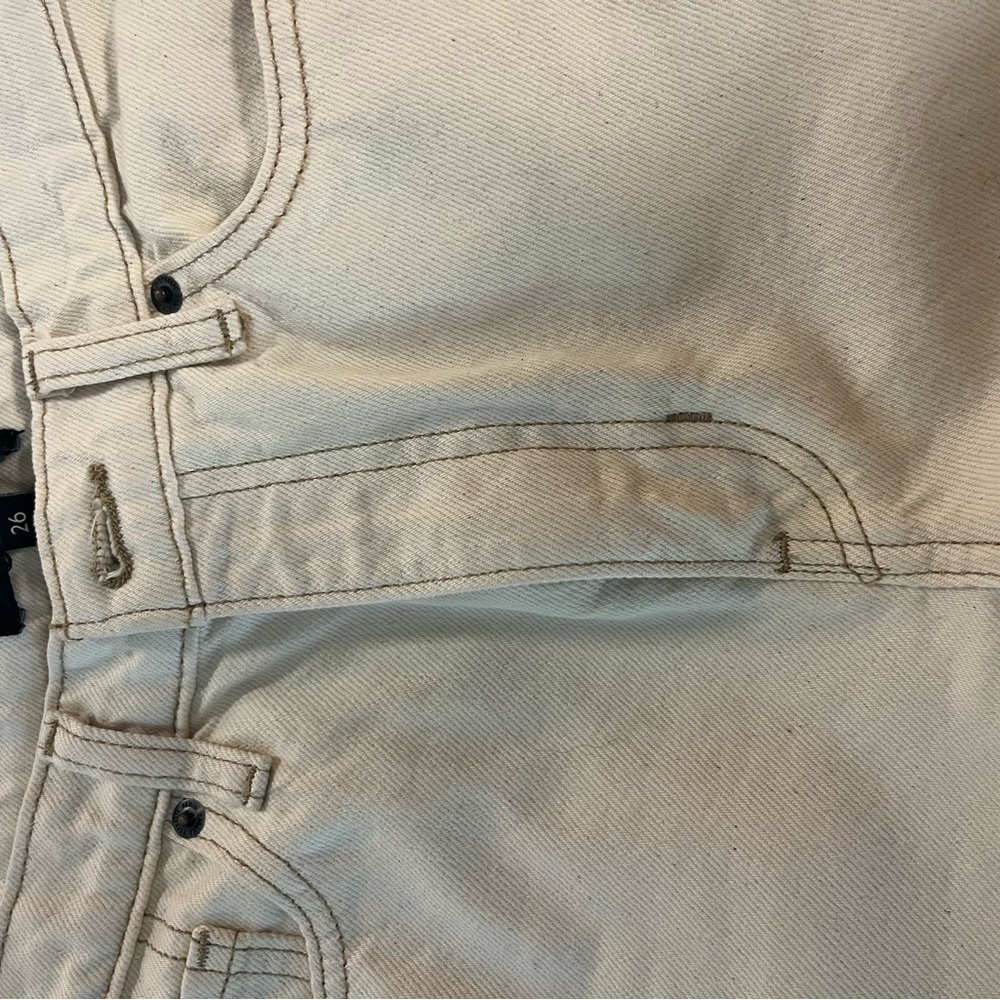 Banana Republic Ecru Relaxed Bootcut Flare Jeans - Picture 9 of 13
